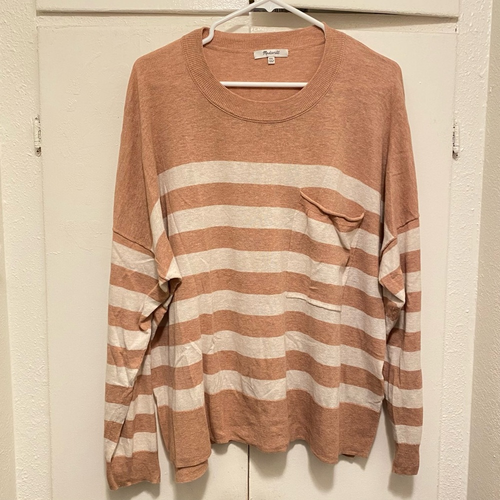 Madewell lightweight pocket pull over sweater